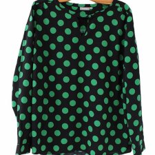 Bluzka vintage grochy bawełna Fransa L