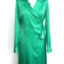 długa zielona sukienka Nasty Gal r.38