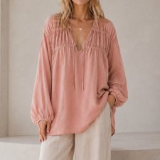 Kay Day 100% len oversize