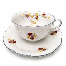 Filiżanka Art Deco Schumann Bavaria lata 20 Vintage porcelana kwiaty