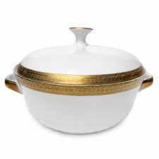 Waza Winterling Kirchenlamitz lata 50-60 porcelana złocona vintage