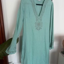 Turkusowa tunika ZARA