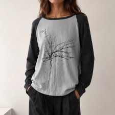 Coster Copenhagen bluza drzewo wiskoza