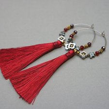 Alloys Collection /boho/ szkarłat vol 8 /11.10.24/ - kolczyki
