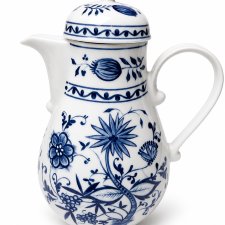 Dzbanek Kahla Wzór cebulowy Zwiebelmuster NRD lata 70 – 80 kobalt porcelana vintage
