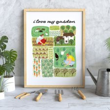 plakat. W ogrodzie (format A3)