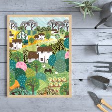 plakat. W ogrodzie (format A3)