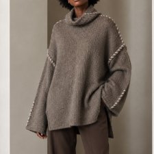 Wełniany sweter handmade