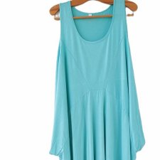 Błękitna sukienka plus size 44 46 BPC