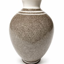 Pękaty wazon Metzler & Ortloff Ilmenau DDR lata 50 Mid-Century porcelana