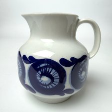 Mlecznik kobalt Colditz Made in GDR kobaltowy vintage DDR