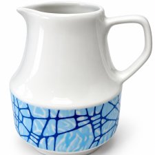Mlecznik Chodzież dekor 1299 PRL lata 60 porcelana Vintage Polski design pajęczyna