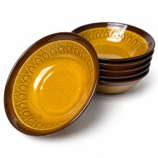Miseczki Zestaw Chodzież Ira Józef Wrzesień 6 sztuk PRL Mid Century modern