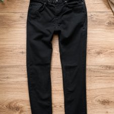 Czarne jeansy skinny H&M
