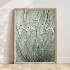 Łąka . Oryginalna akwarela 30x40cm