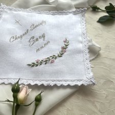 Haftowany zestaw do chrztu świętego