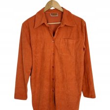 EXPLORER VINTAGE miedziana koszula welurowa 42 XL