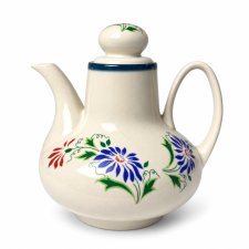 Dzbanek Chodzież duży pękaty PRL folk Vintage kwiaty lata 60