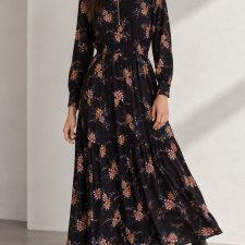 Levete Room maxi sukienka wiskoza