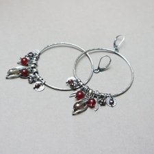 summer fruits vol. 4 /wiśnie w czekoladzie/ - kolczyki