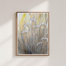 Łąka . Oryginalna akwarela 30x40cm