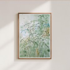 Łąka . Oryginalna akwarela 30x40cm