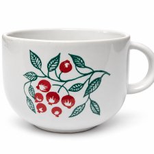 Filiżanka kubek Tułowice jarzębina owoce lata 70 PRL Vintage (4/6)
