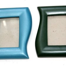 FALOWANE ceramiczne mini ramki 2szt