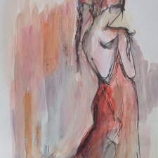 " Zjawa " technika mieszana - a4
