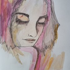 "  Sen nocy letniej " technika mieszana - a4