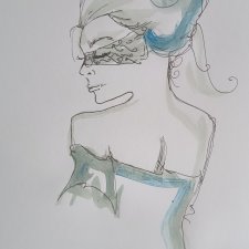 "  Fiora " technika mieszana - a4