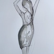 "  Calipso " technika mieszana - a4