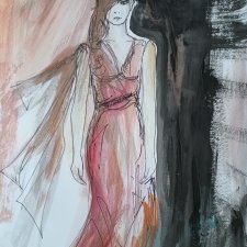 "  Demeter " technika mieszana - a4