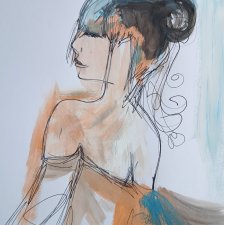 "  Gaja " technika mieszana - a4