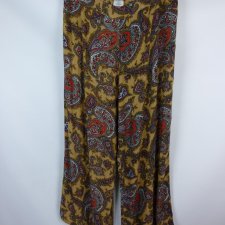 Fat Face cienkie letnie spodnie proste wiskoza 18 / 46