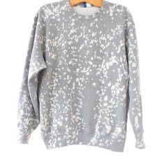 Bluza vintage bawełniana szara Divided S artystyczny wzór