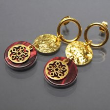 Alloys Collection - Burgundy - kolczyki /09.10.25/
