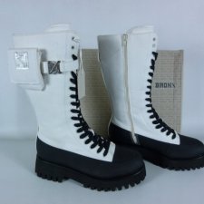 Bronx Groov-y wysokie botki glany tkanina 41 - 26 cm