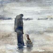 Prawdziwi przyjaciele. 30*21cm, Original Akwarela