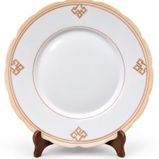 Duża patera Carl Tielsch C.T. Altwasser XIX w 1875 r porcelana Antyk