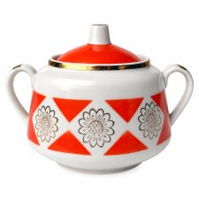 Cukiernica Kuziajew USSR vintage lata 70 złocenia ZSRR Retro home