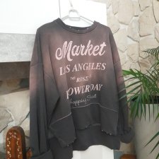 Bluza szaro-wrzosowa L