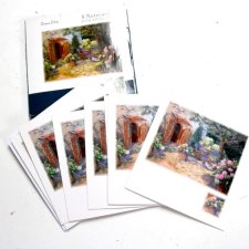 SIMON ELVIN reprodukcja karty+ koperty 7szt