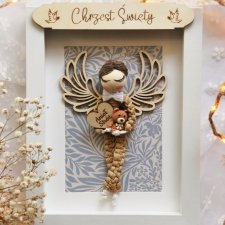 Pamiątka Chrztu Świętego dla chłopca | Aniołek na chrzest