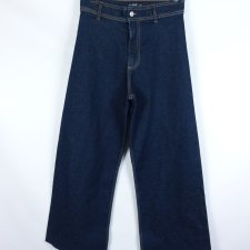 F&F proste spodnie jeans szerokie nogawki 10 / 38