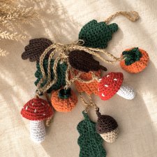 Jesienna girlanda dekoracyjna handmade