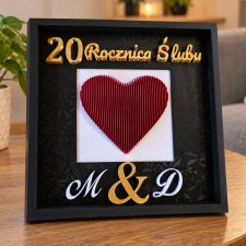 Ramka box rocznica ślubu