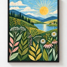 Widok na góry 40x50cm