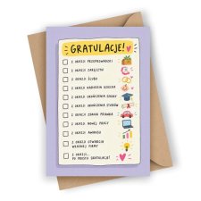 KARTKA "GRATULACJE!" – ZAZNACZ WŁAŚCIWĄ OKAZJĘ