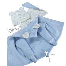 Bluza rozpinana z uszami 80/86 wyprzedaż